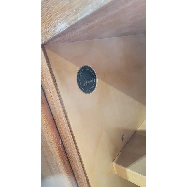Mid 20th Century Poul Hundevad Danish Mid-Century Teak Bookcase Cabinet For Sale - Image 10 of 10