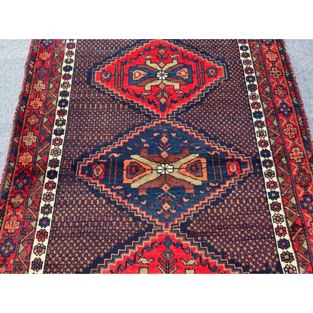 Tribal Vintage Balouchi Rug For Sale - Image 3 of 6