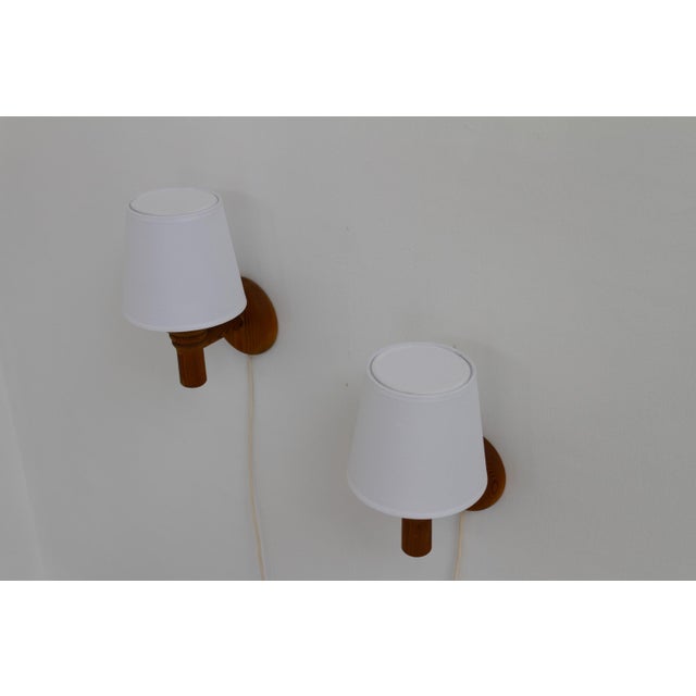 Scandinavian Pine Wall Sconces from Darø, 1970s, Set of 2 For Sale - Image 14 of 18