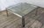 Vintage French Steel and Glass Coffee Table For Sale - Image 4 of 9