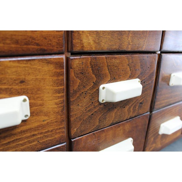 Czechoslovak Industrial Bank Drawer Cabinet, 1940s For Sale - Image 11 of 18