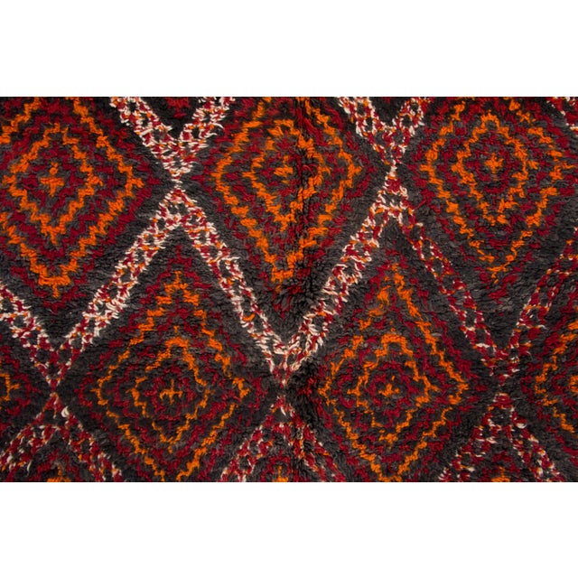 Rug & Kilim Vintage Moroccan Berber Wool Rug by Rug & Kilim, 1950-1959 For Sale - Image 4 of 10