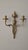 Early 20th Century Pair Vintage Bronze Wall Candle Sconces, French Regency Style Candelabra, Hollywood Regency Brass Wall Decor, Neoclassical Candle Holders For Sale - Image 5 of 14