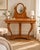 Cherrywood Console Dressing Table with Adjustable Oval Mirror, 1970s For Sale - Image 10 of 11