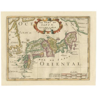 Antique Map of Japan and Korea by Sanson, 1690 For Sale
