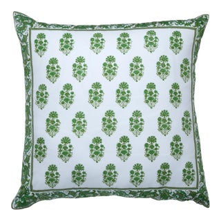 Aria-Riya Green Reversible Euro Sham For Sale