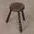 French 1950s Tall French Wood Tripod Stool For Sale - Image 3 of 9