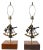 Rustic Pr. Vintage Rustic Sextant Table Lamps C.1970's For Sale - Image 3 of 12