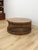 Mid 20th Century Pencil Reed Rattan Burlwood Inlay Round Coffee Table Gabriella Crespi Style Rare For Sale - Image 11 of 12