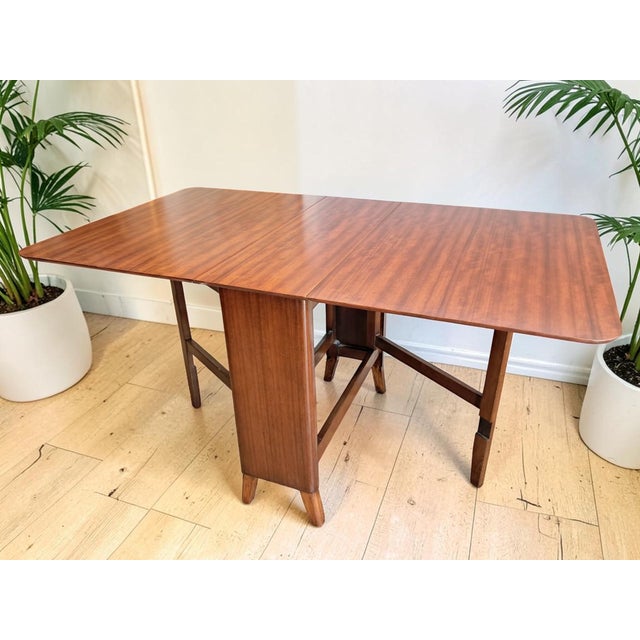 Mid-Century Teak Gate Leg Dining Table Drop Leaf in the style of G Plan, 1970s For Sale - Image 14 of 18