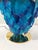 Italian Delicatezza Gold Blue Murano Glass Leaves Table by Fabio LTD For Sale - Image 9 of 9