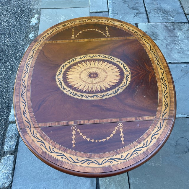 Brown 1990s Decorative Crafts Side Table For Sale - Image 8 of 13