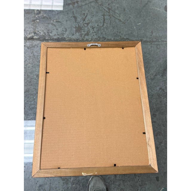 Paper Circa 1996 David Wang White Sun + Pine Frame Artwork For Sale - Image 7 of 12