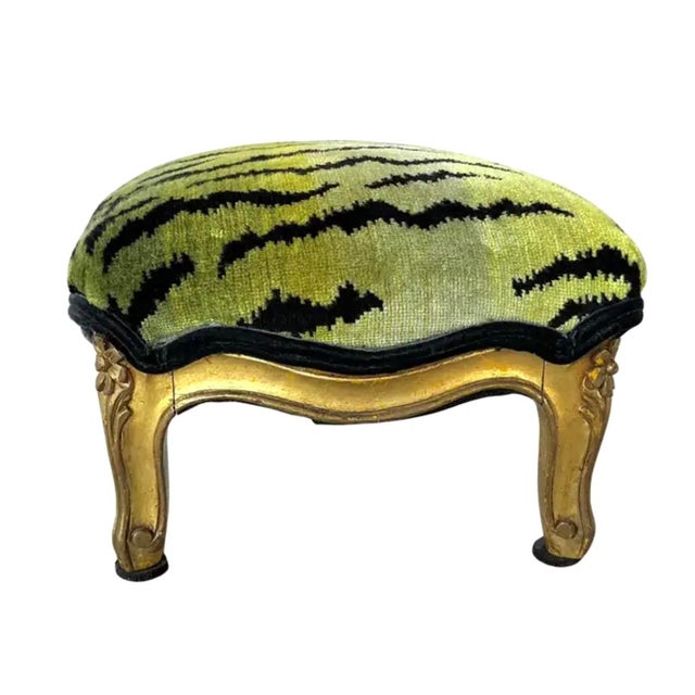 Louis XV Scalamandrè Footstool For Sale In Tampa - Image 6 of 11