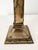 Patinated Brass Column Lamp, Britain, 1940s For Sale - Image 6 of 8
