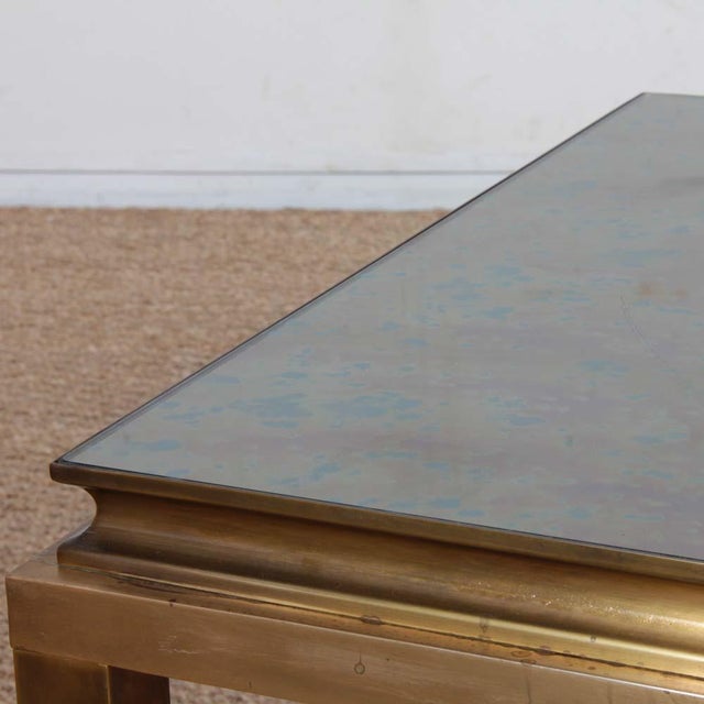 Square Coffee Table by Guy Lefevre for Maison Jansen, 1970s For Sale - Image 6 of 9
