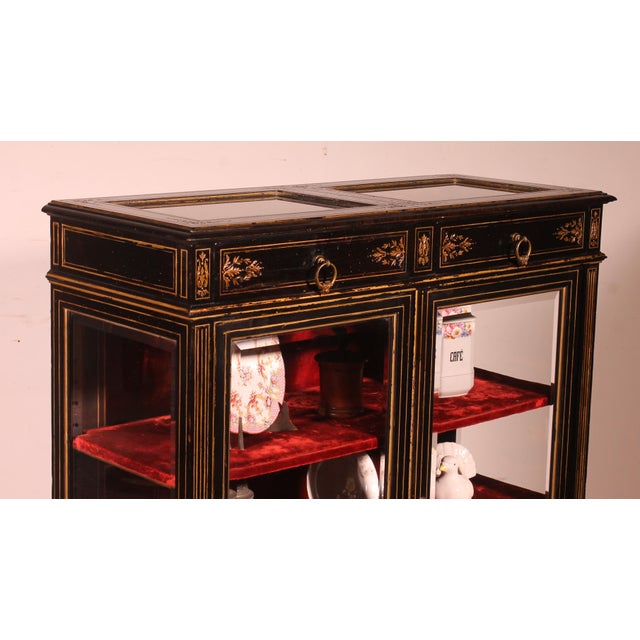 Napoleon III Collectors Display Case For Sale - Image 9 of 18