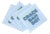 Mahjong Crack Bam Dot Blues Celery Cotton Sateen Cocktail Napkins, Set of 4 For Sale