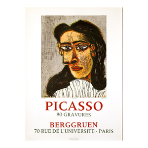Tete De Femme III (Dora Maar) — Berggruen — 90 Gravures — Pablo Picasso — 1971