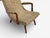 Danish Cabinetmaker, Wingback Chair, Beech, Fabric, Denmark, 1950s For Sale - Image 9 of 10