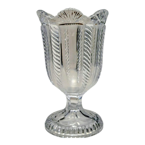 Boston & Sandwich Pressed Glass "Cable" Pattern Spoon Holder (1858)