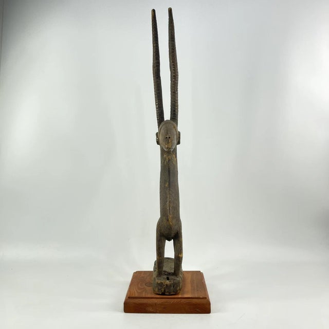 Early 20th Century Early 20th Century Bamana Chi Wara Antelope Headcrest Mali For Sale - Image 5 of 11