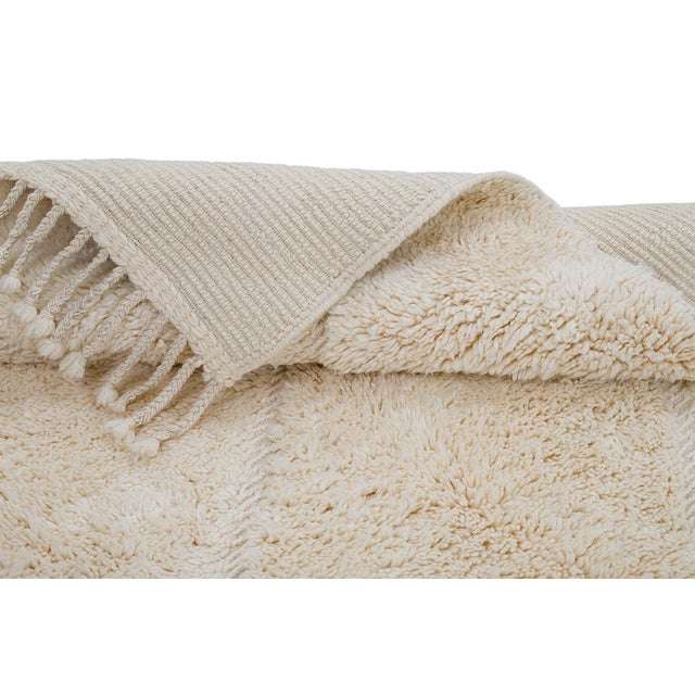 Hand-Knotted Wool Rug by Azele Studio For Sale - Image 6 of 12