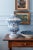 Ceramic Large Moroccan Fez Blue & White Ghotar Dish, 1800s For Sale - Image 7 of 8