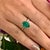 Emerald Diamond Ring 14k Gold 1.83 TCW Certified For Sale - Image 9 of 9
