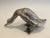 Silver Silver Plated Bronze Duck Sculpture For Sale - Image 8 of 11