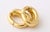 Metal David Webb Gold and Diamond Clip-On With Post Earrings - a Pair of 2 For Sale - Image 7 of 10