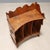 Wood Small Portable Walnut Bookcase For Sale - Image 7 of 9