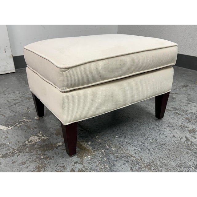 Contemporary Rowe Furniture Times Square Ottoman For Sale - Image 3 of 12