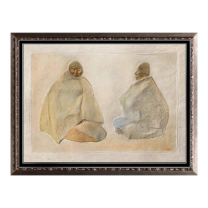 Mid 20th Century Dos Mujeres Mayas, Francisco Zúñiga