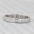 0.35ctw Diamond Eternity Wedding Band Stackable Anniversary Ring Size 4.25 For Sale In Greensboro - Image 6 of 8