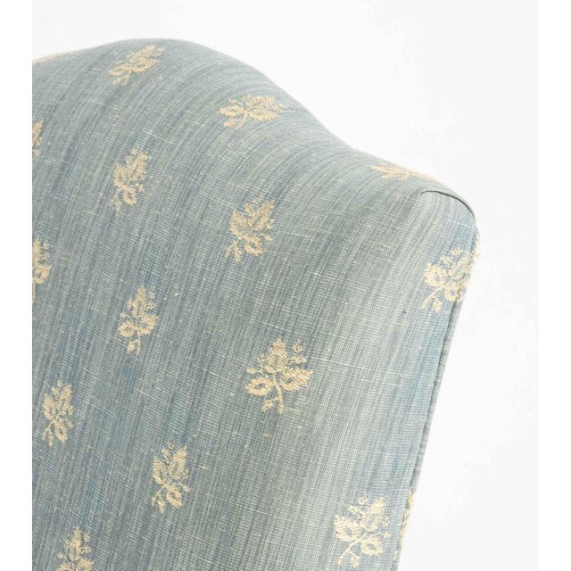 Mitchell Gold Blue Upholstered Armchairs, Pair For Sale In New York - Image 6 of 7