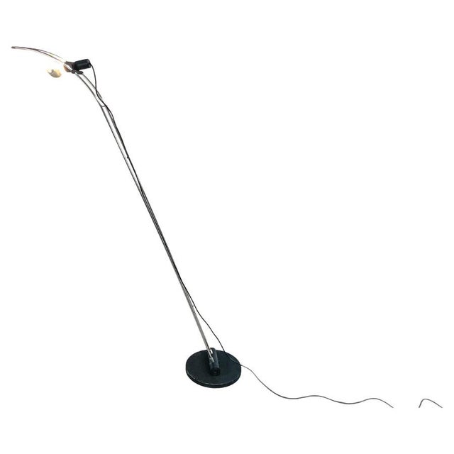Metal Vintage Italian Floor Lamp, 1980s For Sale - Image 7 of 7