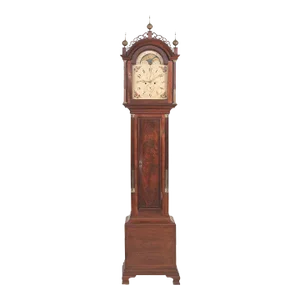 Aaron Willard Roxbury Tall Case Grandfather Clock Circa 1800 Boston, Ma Mahogany