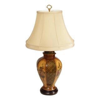 Bradburn Gallery Tuscan Style Porcelain Table Lamp For Sale