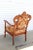 Late 19th Century Antique Armchair With Upholstery On Casters For Sale - Image 4 of 6