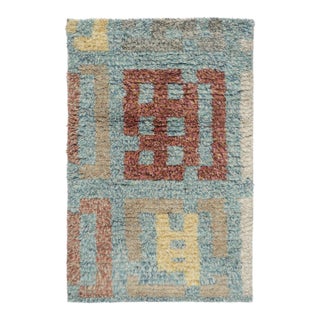 Contemporary Scandinavian Style Gift-Sized Wool Rug by Rug & Kilim, India For Sale
