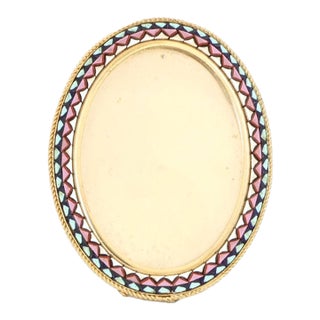 Midcentury Italian Micromosaic Picture Frame For Sale