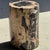 Small Side Table in Petrified Wood, Black Heartwood, Bark with Black and Beige Streaks, 1980s For Sale - Image 16 of 18
