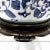 1980s Vintage Delft Accent Lamp With Drum Shade For Sale - Image 5 of 7