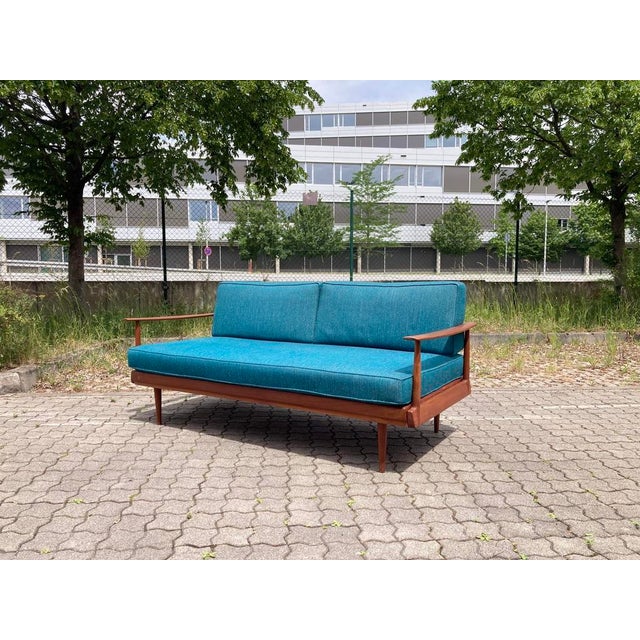 Mid-Century Modern Daybed in Teak by Wilhelm Knoll, 1960s For Sale - Image 11 of 17