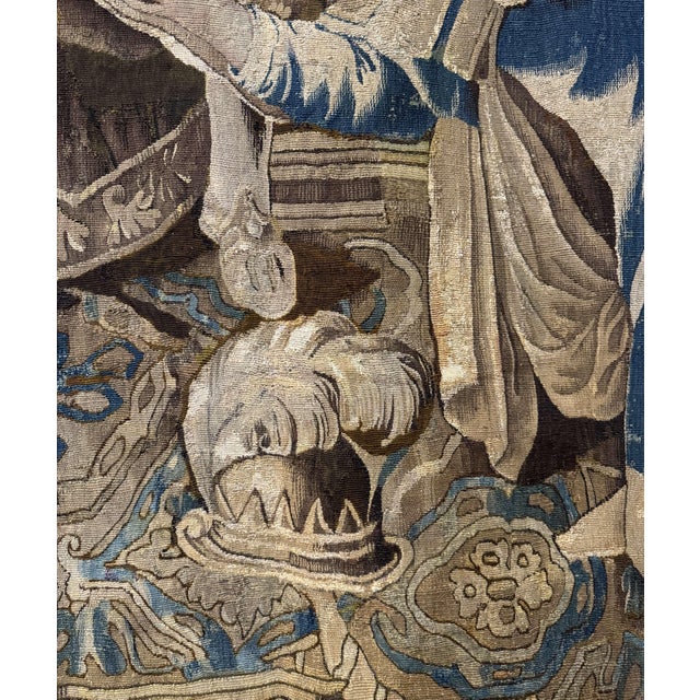 Mid-18th Century French Aubusson Historical Tapestry of Alexander the Great For Sale - Image 13 of 15