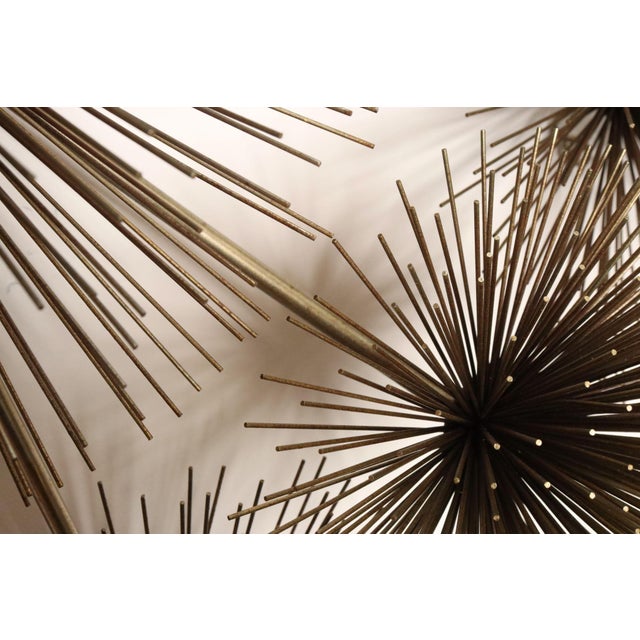Large Brutalist "Pom Pom" Brass Wall Sculture by Curtis Jere Signed and Dated For Sale - Image 18 of 18