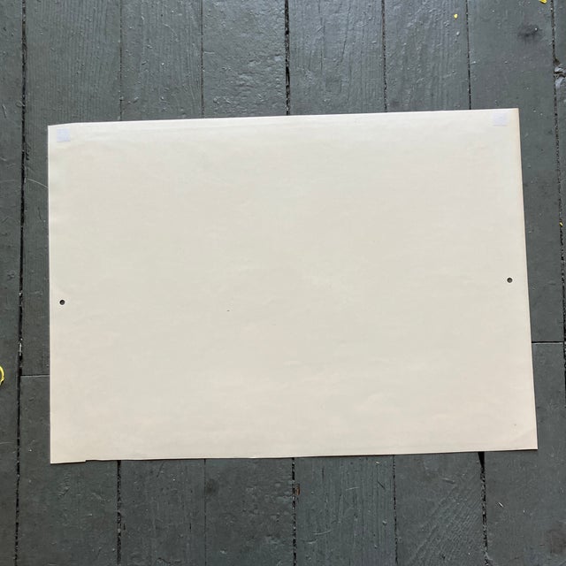 1950s 1950’s Original Abstract Cubism Horse Race Colored Lithograph by j.e. Alexander “The Red Trotter” For Sale - Image 5 of 5