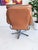 Mid-Century Modern Set of Mid-Century Modern Leather Lounge Chair and Ottoman from Skoghaug Industri, 1980 For Sale - Image 3 of 18