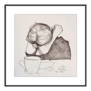 Life Ink on Paper Drawing For Sale